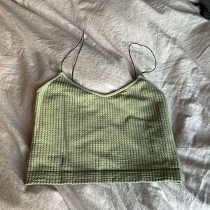 Nikibiki Light Green Waffle Knit Cami